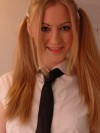 Kristin dressed up as a School Girl!