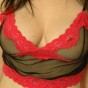 Tiffanys huge tits are covered with just a lil lace