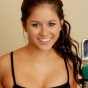 Cute Shyla Jennings starts stripping while she works out
