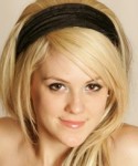 Tiny teen Haley strips out of her little black lace outfit