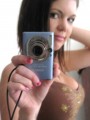 Cute teen showing off her perfect tits