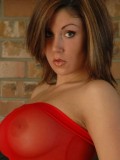 Krissy in red