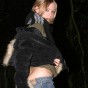 Kristin outdoors at night in the snow