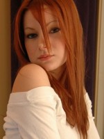 Kori in fishnet kneehighs